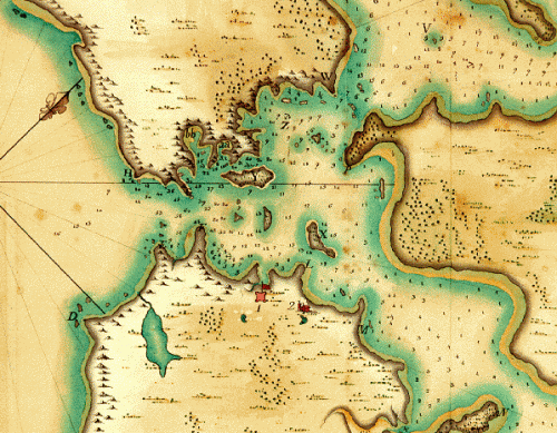 Map of San Francisco Bay 1766