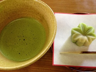 名古屋城　抹茶セット