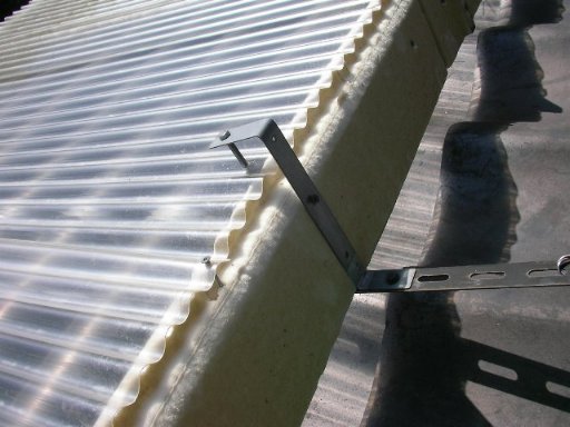 塩ビパイプを使った手作り太陽熱温水器の再設置